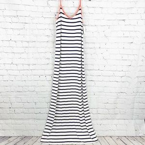 NWT Nordstrom Stem Navy Indigo V-Neck Maxi Dress.